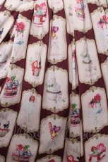 画像3: axes femme POETIQUE / ボンボンシュクレキャミワンピース M ワイン Y-26-03-13-082-AX-OP-SZ-ZY (3)