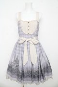 axes femme kawaii / ローズキャッスル柄ワンピース M ラベンダー Y-26-03-13-085-AX-OP-SZ-ZY