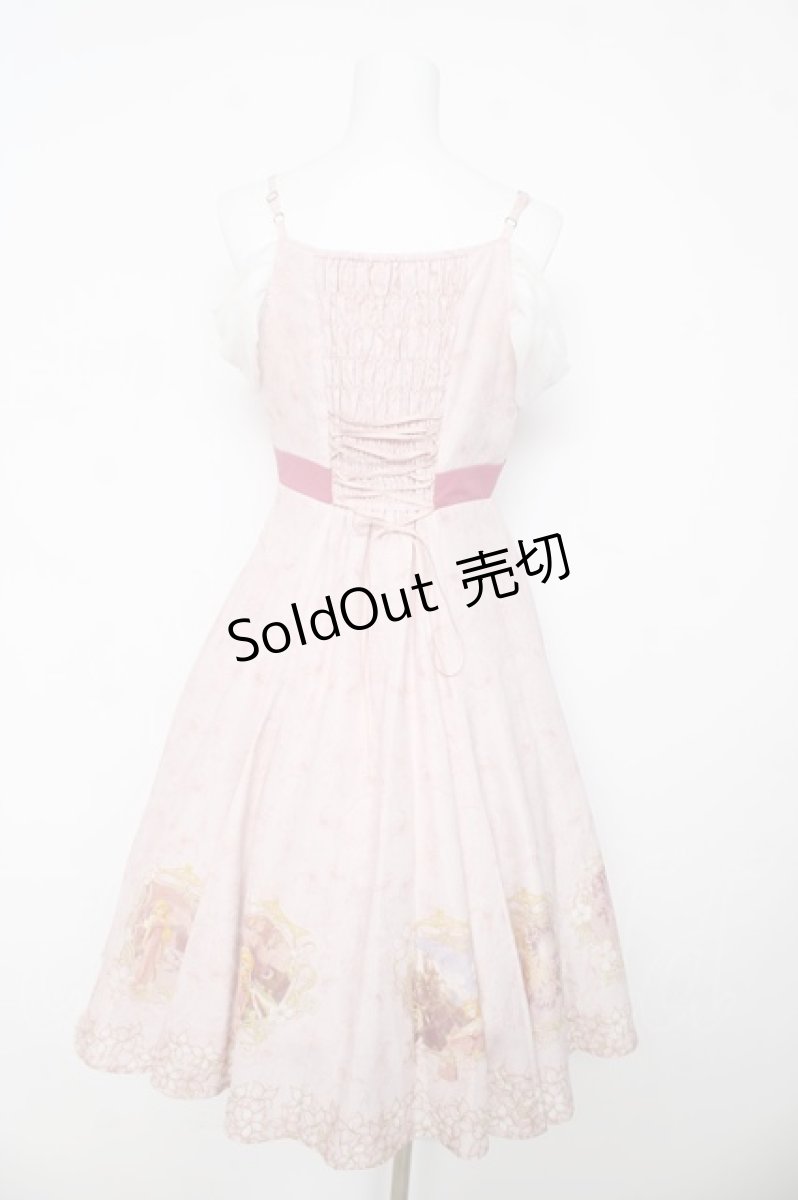 画像2: Secret Honey / True Love’s Kissワンピース（魔法にかけられて ジゼルver） 2 ピンク Y-26-03-13-087-CA-OP-SZ-ZY (2)