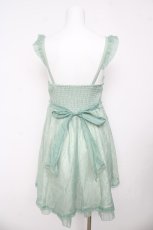 画像2: axes femme kawaii / レーシージャンパースカート M ミント Y-26-03-13-090-AX-OP-SZ-ZY (2)