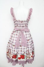 画像2: axes femme kawaii / ベリーズピクニックジャンスカ M ラベンダー Y-26-03-13-092-AX-OP-SZ-ZY (2)