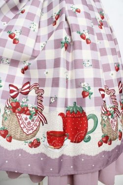 画像3: axes femme kawaii / ベリーズピクニックジャンスカ M ラベンダー Y-26-03-13-092-AX-OP-SZ-ZY