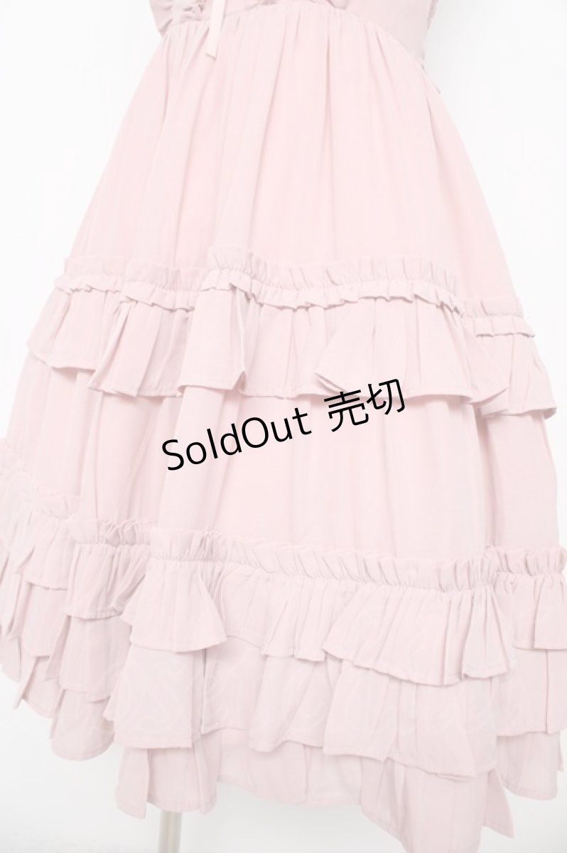画像3: Chalmiere / レースアップフリルジャンスカ M ピンク Y-26-03-13-093-LO-OP-SZ-ZY (3)