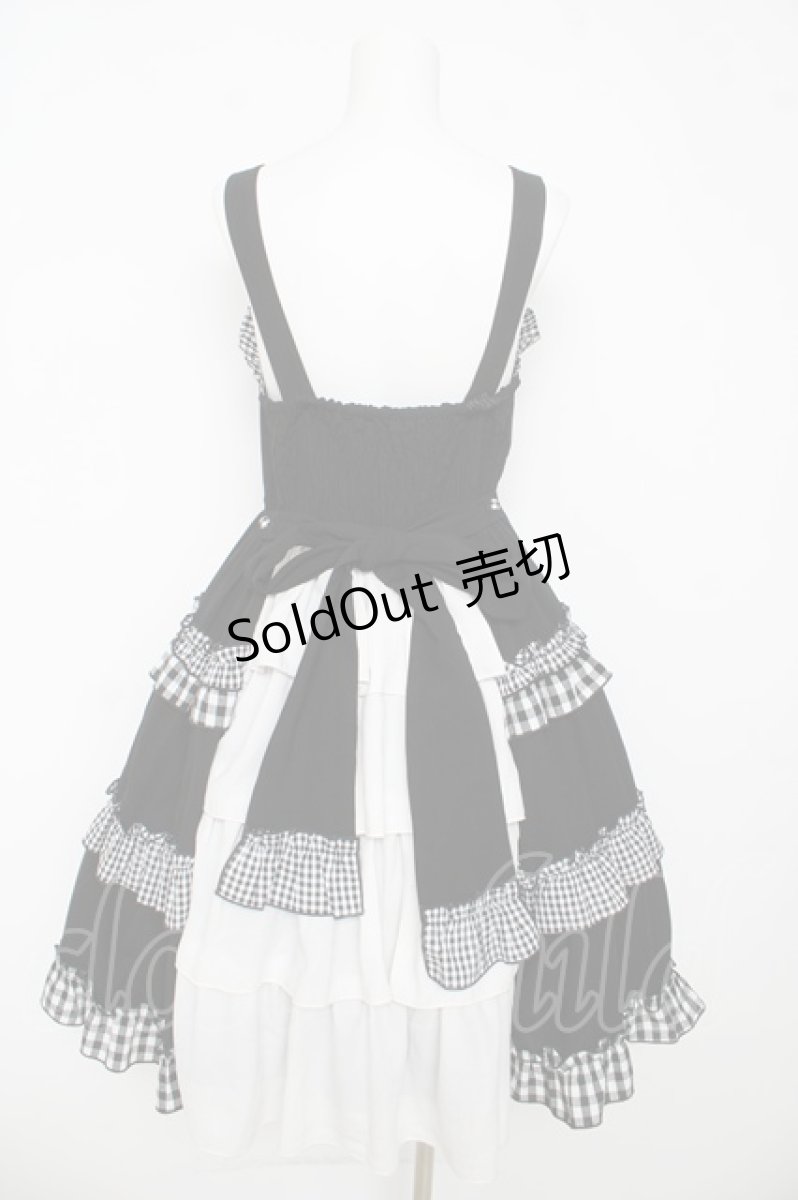 画像2: axes femme kawaii / カントリーチェックジャンスカ M 黒 Y-26-03-13-094-AX-OP-SZ-ZY (2)