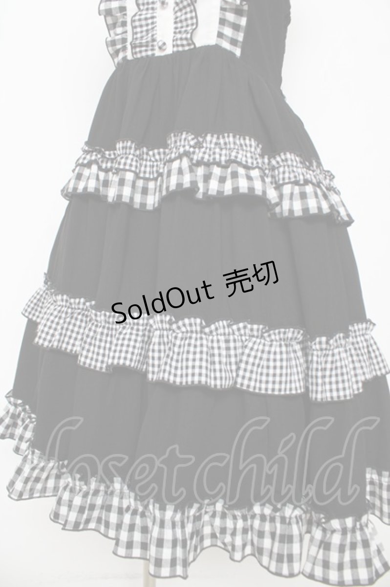 画像3: axes femme kawaii / カントリーチェックジャンスカ M 黒 Y-26-03-13-094-AX-OP-SZ-ZY (3)