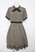 axes femme / クロスタイ付ワンピース F カーキ Y-26-03-13-096-AX-OP-SZ-ZY