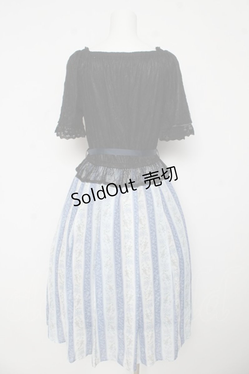 画像2: axes femme / ミュルーズドッキングワンピース M 紺 Y-26-03-13-100-AX-OP-SZ-ZY (2)