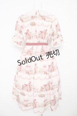 画像2: axes femme kawaii / お菓子の家柄ワンピース M 生成り Y-26-03-13-104-AX-BL-SZ-ZY