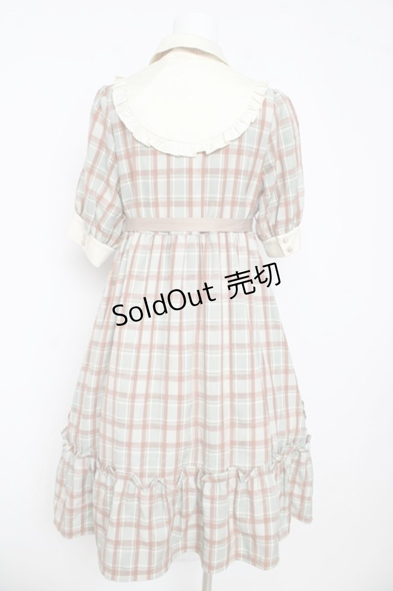 画像2: axes femme kawaii / チェック柄ワンピース M グリーン Y-26-03-13-105-AX-OP-SZ-ZY (2)