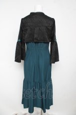 画像2: axes femme POETIQUE / ロータス刺繍チャイナワンピース M Bグリーン Y-26-03-13-106-AX-OP-SZ-ZY (2)