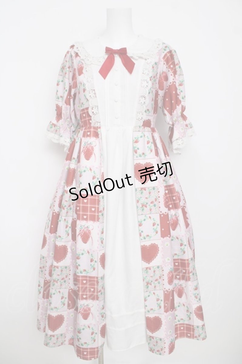 画像1: axes femme kawaii / ハピネスベリーワンピース M ピンク Y-26-03-13-110-AX-OP-SZ-ZY (1)