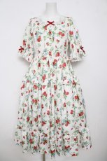 画像1: axes femme kawaii / クラシックベリーワンピース M 白 Y-26-03-13-111-AX-OP-SZ-ZY (1)