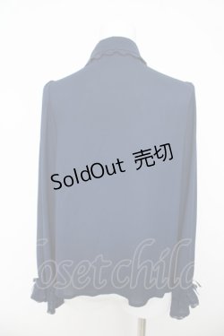 画像2: axes femme kawaii / 3wayジャボ付きブラウス M 紺 Y-26-03-13-013-AX-BL-SZ-ZY