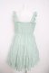 画像2: FCL / フリルジャンパースカート 4L ミント Y-26-03-13-114-LO-OP-SZ-ZY (2)
