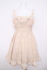 画像2: Eri Aino's collaboration / マノン・ローズ ジャンパースカート LL 生成り Y-26-03-13-115-LO-OP-SZ-ZY (2)