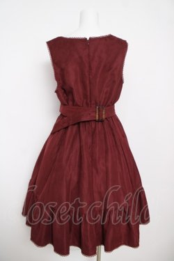 画像2: Kurumi Collaboration / ノエル・ド・メモワール　ジャンパースカート LL 濃赤 Y-26-03-13-116-LO-OP-SZ-ZY