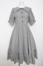 画像1: m petit by misako / AM*ギンガムCHKワンピース M 中灰 Y-26-03-13-117-LO-OP-SZ-ZY (1)