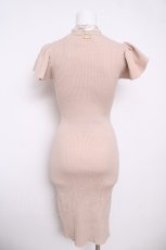 画像2: michellMacaron / スカーフニットワンピース XS ベージュ Y-26-03-13-121-LO-OP-SZ-ZY (2)