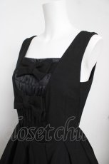 画像3: Emily Temple cute / ドットジャガードリボンノースリーブワンピース M 黒 Y-26-03-13-125-ET-OP-SZ-ZY (3)