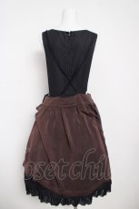 画像2: Jane Marple / 重ね着エプロンワンピース  ブラウン Y-26-03-13-126-JM-OP-SZ-ZY (2)