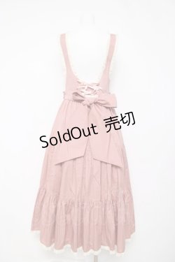 画像2: metamorphose / フロント開きロングジャンパースカート(2002年)  ピンク Y-26-03-13-128-ME-OP-SZ-ZY