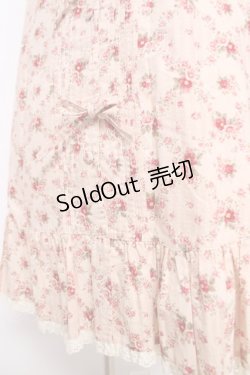 画像4: metamorphose / プチフラワープリントエプロン風ジャンパースカート  ピンク Y-26-03-13-129-ME-OP-SZ-ZY