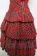 画像4: Heart E / タータンチェック3段スカートのサンドレス 9号 赤 Y-26-03-13-134-LO-OP-SZ-ZY (4)