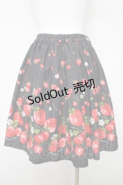 画像2: metamorphose / ベリーストライプスカート  黒 Y-26-03-13-136-ME-SK-SZ-ZY