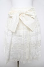 画像1: Jane Marple / コットンレーススカート  シロ Y-26-03-13-138-JM-SK-SZ-ZY (1)