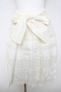 画像1: Jane Marple / コットンレーススカート  シロ Y-26-03-13-138-JM-SK-SZ-ZY