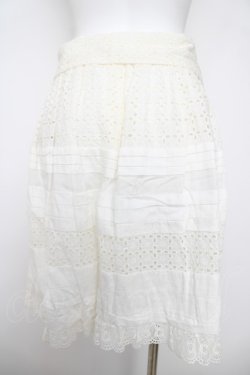 画像2: Jane Marple / コットンレーススカート  シロ Y-26-03-13-138-JM-SK-SZ-ZY