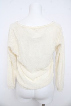 画像2: axes femme / 透かしカーディガン M 生成り Y-26-03-13-023-AX-TO-SZ-ZY