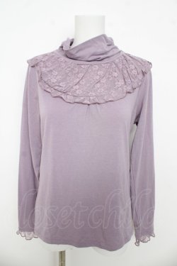 画像1: axes femme / HOTfemmeインナープルオーバー M ラベンダー Y-26-03-13-025-AX-TO-SZ-ZY