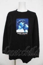 画像1: axes femme / ダビデプリントロンT M 黒 Y-26-03-13-030-AX-TO-SZ-ZS (1)