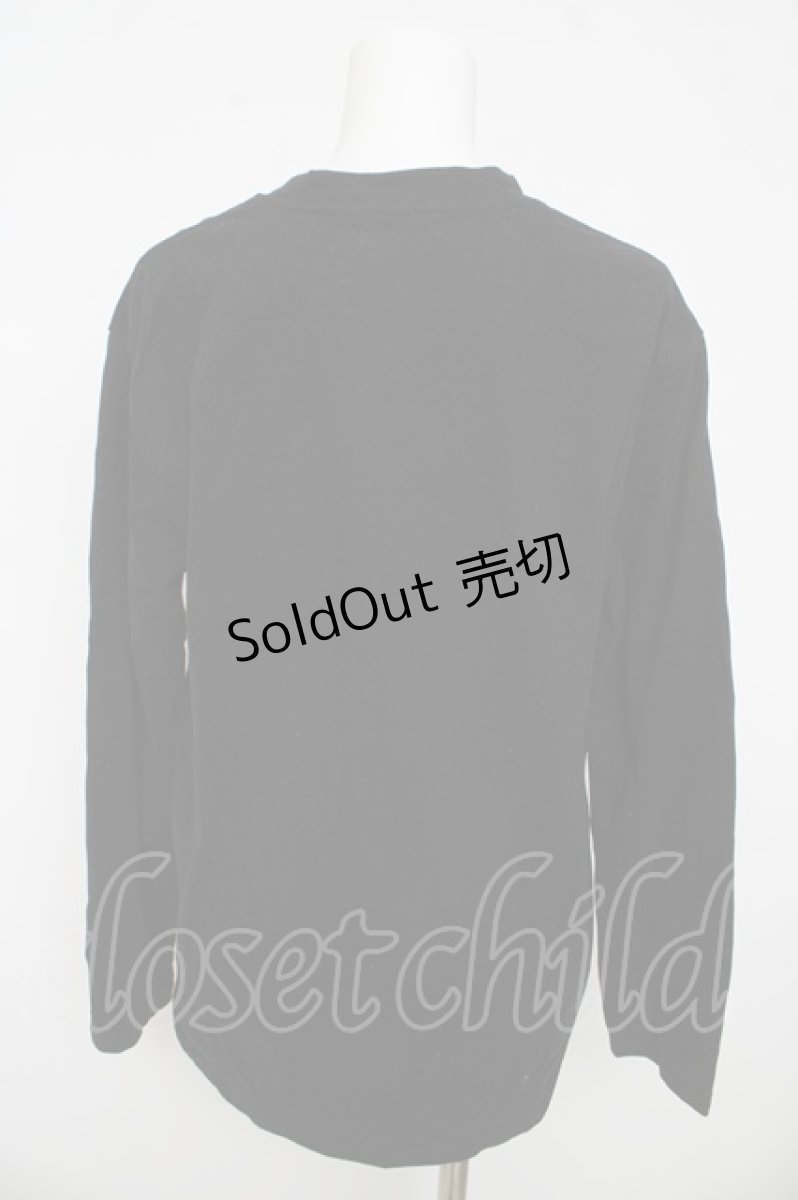 画像2: axes femme / ダビデプリントロンT M 黒 Y-26-03-13-030-AX-TO-SZ-ZS (2)