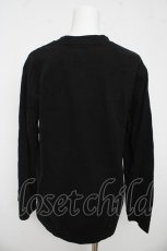 画像2: axes femme / ダビデプリントロンT M 黒 Y-26-03-13-030-AX-TO-SZ-ZS (2)