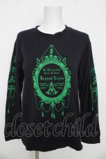 画像1: AXES-X / オーナメントプリントロンＴ S 黒 Y-26-03-13-031-LO-TO-SZ-ZY (1)