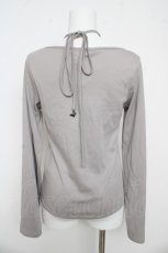 画像2: axes femme / ストラップ風リボンカットソー F グレー Y-26-03-13-032-AX-TO-SZ-ZS (2)