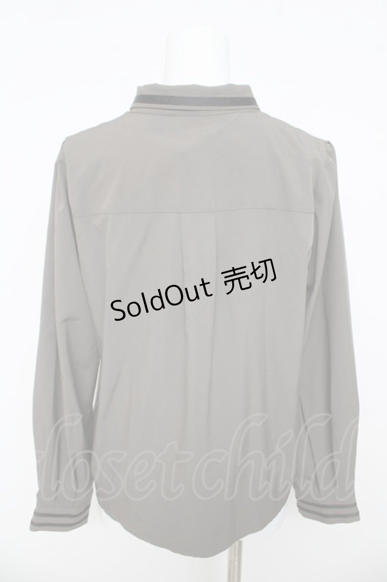 画像2: axes femme / ミリタリー風ブラウス M カーキ Y-26-03-13-033-AX-BL-SZ-ZS (2)