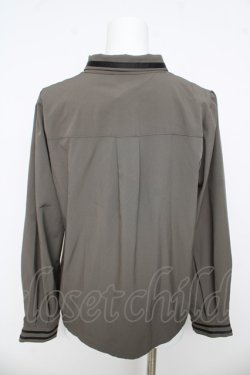 画像2: axes femme / ミリタリー風ブラウス M カーキ Y-26-03-13-033-AX-BL-SZ-ZY
