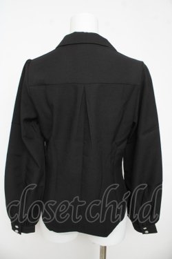 画像2: axes femme / コルセット風開襟ブラウス F 黒 Y-26-03-13-036-AX-BL-SZ-ZY