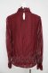 画像2: axes femme / 総レースプチスタンドプルオーバー M ワイン Y-26-03-13-041-AX-TO-SZ-ZY (2)