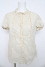 画像1: Jane Marple / フロントピンタックブラウス  生成り Y-26-03-13-042-JM-BL-SZ-ZY (1)