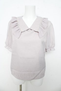 画像1: evelyn / パール襟ブラウス  ピンク Y-26-03-13-048-LO-BL-SZ-ZY