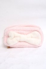 画像1: LIZ LISA / ビッグリボンポーチ  ピンク Y-26-03-16-041-LO-ZA-SZ-ZY (1)