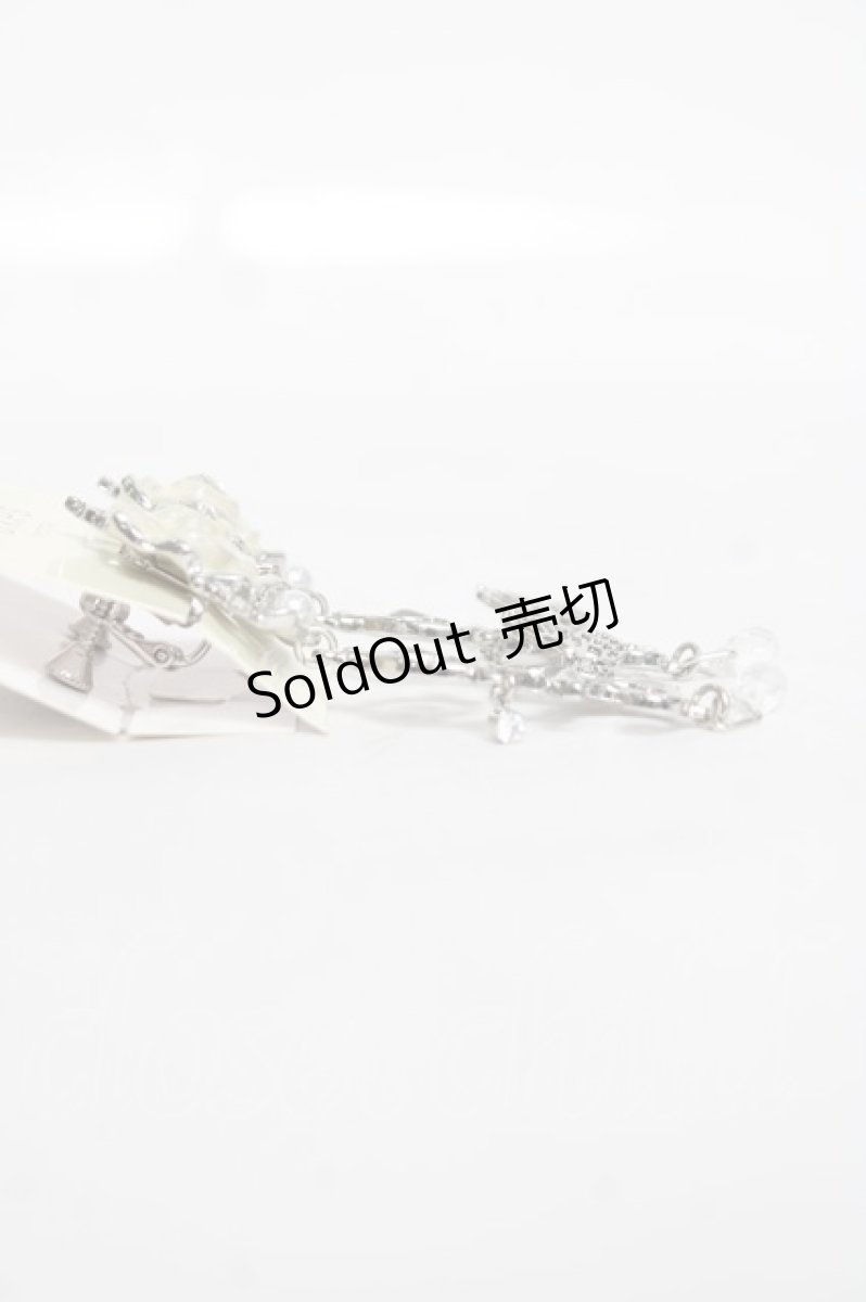 画像3: axes femme / ローズ×パールイヤリング  シルバー Y-26-03-16-003-AX-AC-SZ-ZY (3)