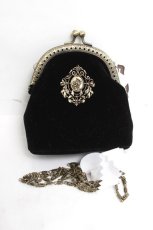 画像1: Kurumi Collaboration / がま口バック  黒 Y-26-03-16-043-LO-ZA-SZ-ZY (1)