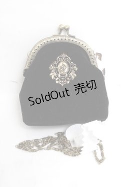 画像1: Kurumi Collaboration / がま口バック  黒 Y-26-03-16-043-LO-ZA-SZ-ZY