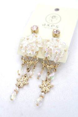 画像1: axes femme / オーロラガラス風イヤリング  ゴールド Y-26-03-16-004-AX-AC-SZ-ZY