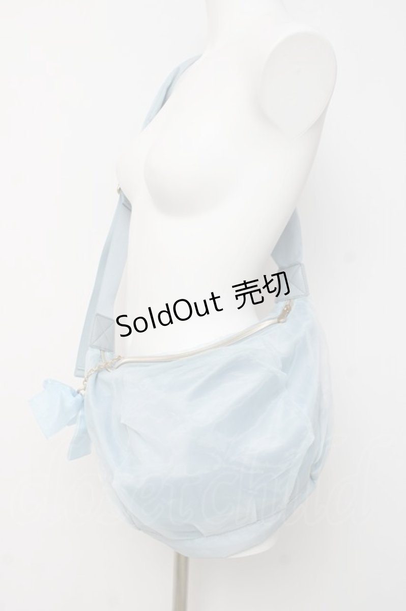 画像3: m petit by misako / AMチュールリボンショルダーバッグ  淡水色 Y-26-03-16-045-LO-BG-SZ-ZY (3)